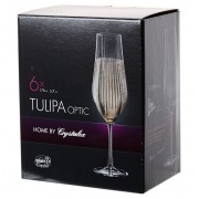 Taurės šampanui 170ml 6vnt TULIPA OPTIC